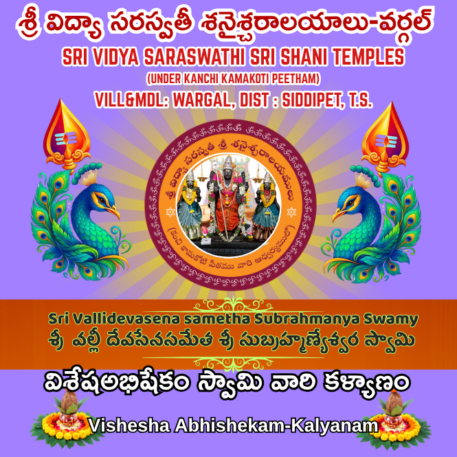 Vishesha Abhishekam-Kalyanam-Paroksha VDS